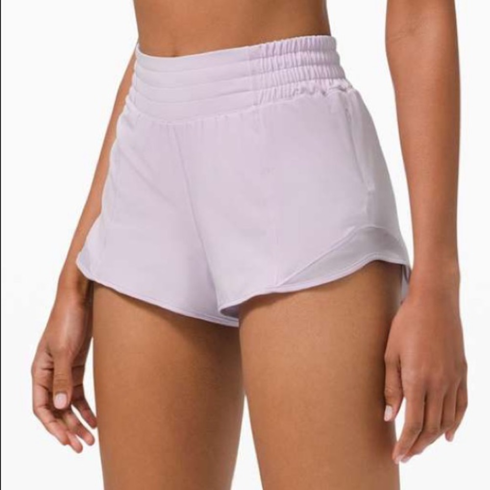 Hotty Hot High Rise Shorts 2.5” Lavender Dew 8
